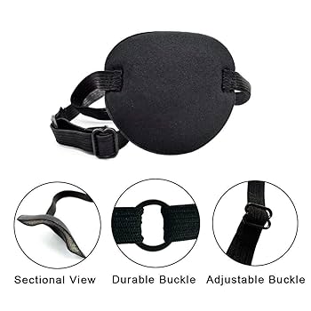 Amazon.com: Vandorla Pirate Eye Patches 2 Pack Adjustable